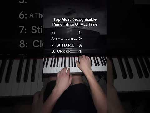 Cover Most Recognizable Piano Intros Of ALL Time 🔥🎹 #piano #pianocover