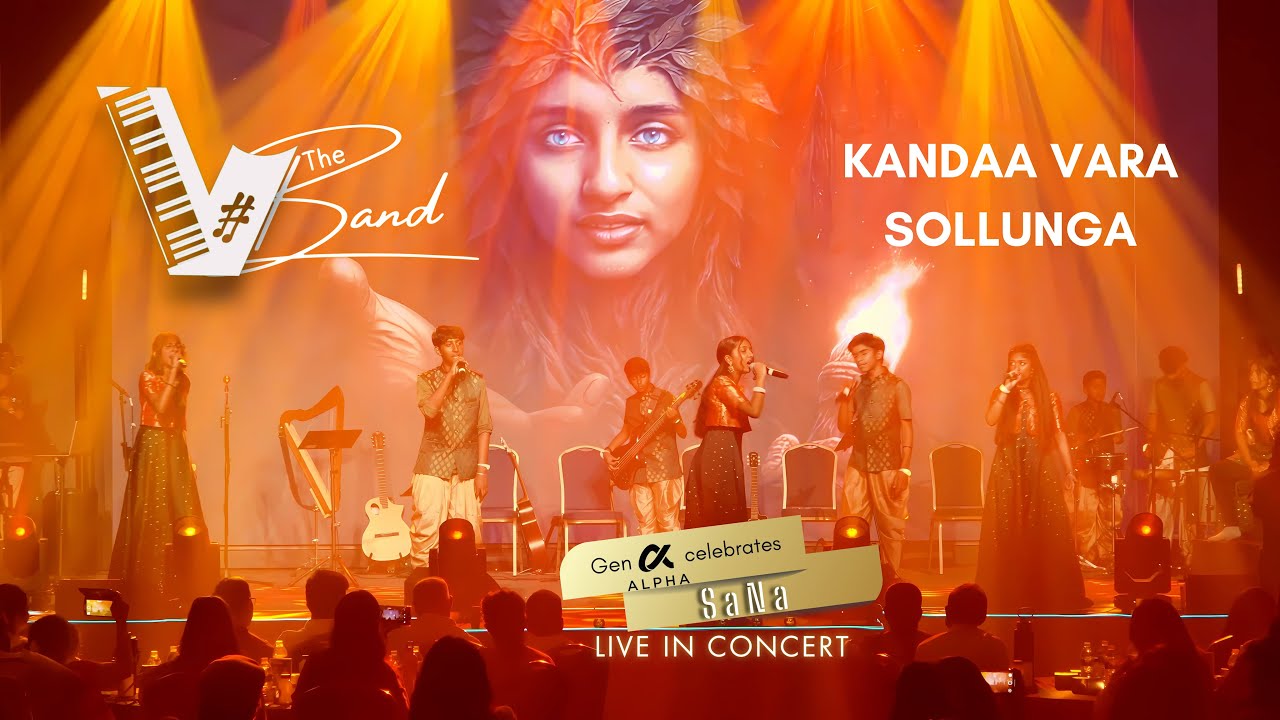 Kandaa Vara Sollunga Live | KARNAN | V# The Band| Dallas Teens Rock the Stage!