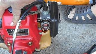 草刈機のプライマリーポンプ 取替え