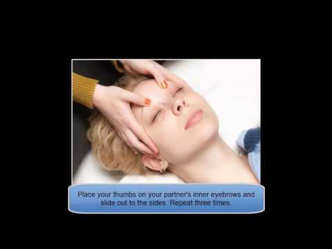 wie eine Trockengesichtsmassage geben