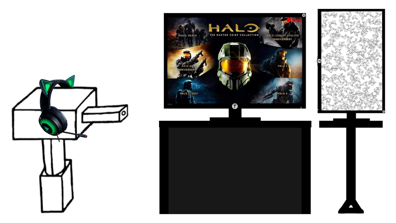 Я видел его в Red vs Blue, вроде норм чел это мистер Halo