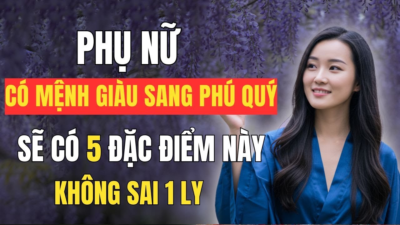Phụ Nữ Có Mệnh Giàu Sang Phú Quý: Sẽ Có 5 Đặc Điểm Này -  Không Sai 1 Ly | Thuật Cổ Nhân Tâm