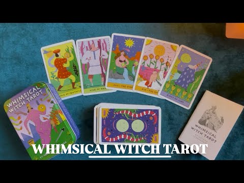 Whimsical Witch Tarot(in a tin) |⭐️Pre Release⭐️| Full Flip