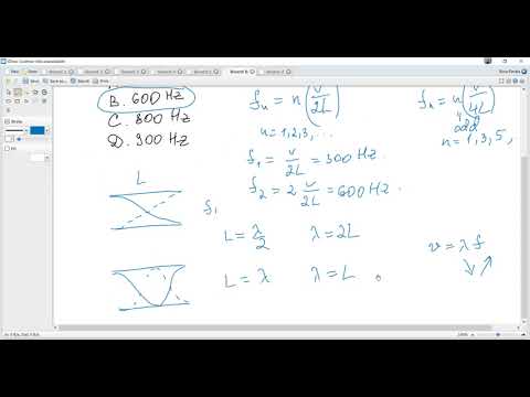 Ex. 1. IB Physics C4 SL/HL. Standing waves.