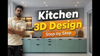 3D kitchen design / Step by Step  screenshot 3