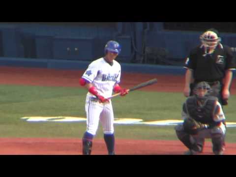 【ハマスタ】中日 杉山 捕手二盗 二殺 2016年 3月8日(火)【オープン戦】