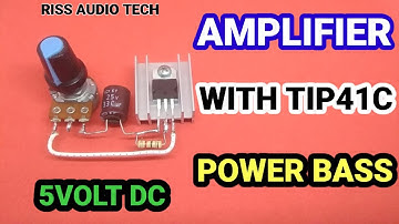🔴Amplifier Mini TIP41 || Power Bass