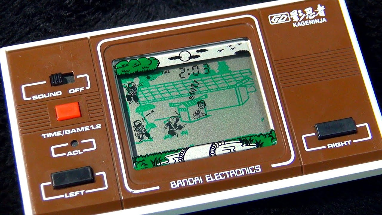 レトロ 液晶ゲーム】バンダイ ゲームデジタル 影忍者 お姫様 侍 籠