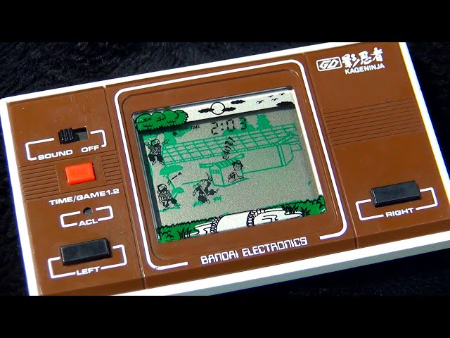 レトロ 液晶ゲーム】バンダイ ゲームデジタル 影忍者 お姫様 侍 籠
