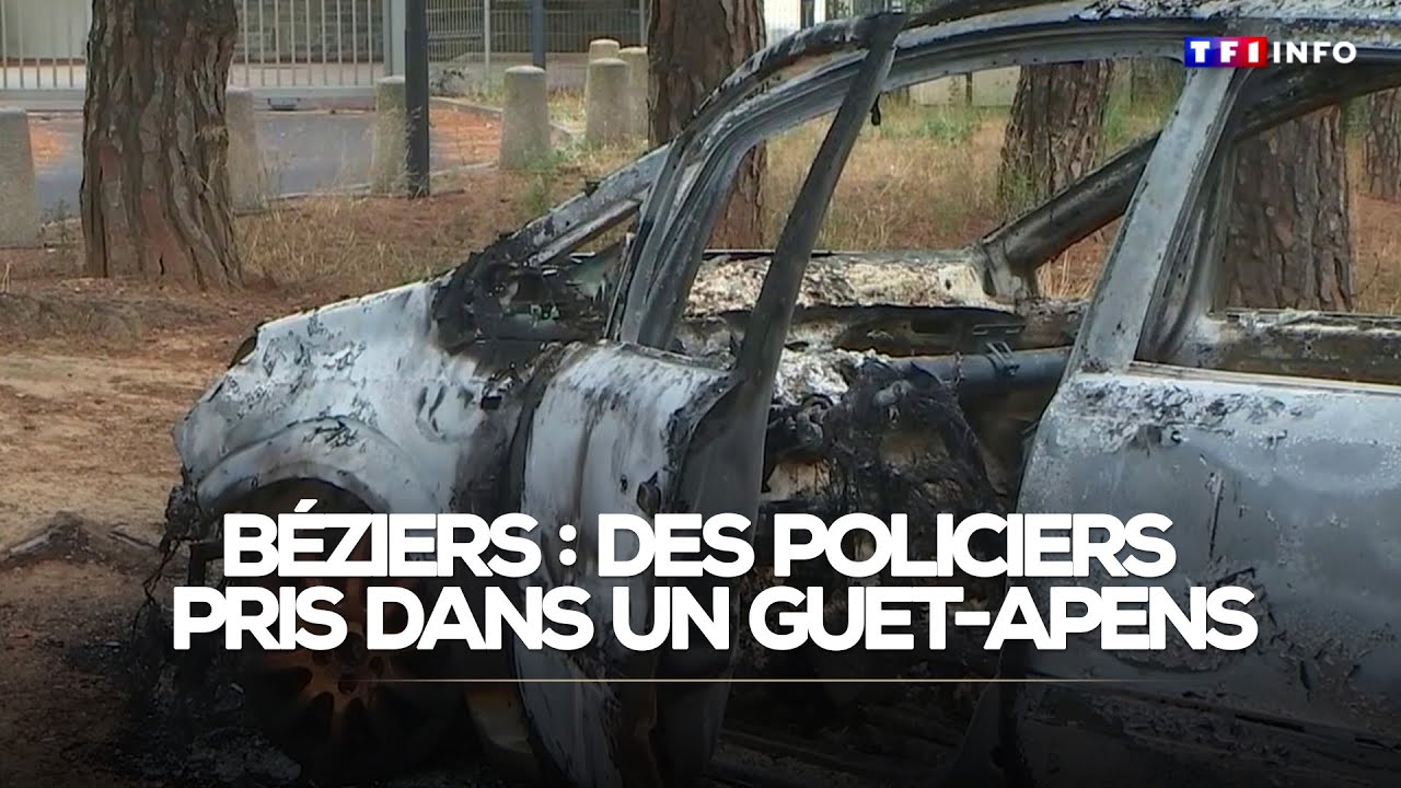 Béziers : un appartement incendié et un policier blessé par des tirs de mortiers｜TF1 INFO