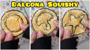 Squid Game Inspired DIY Paper Dalgona Squishy   Tutorial 〇△□ | Easy DIY Step-by-Step Tutorial |