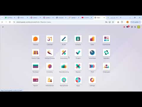  الجرد المستمر وتكلفة البضاعه المباعه فى اودو