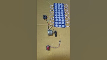 Powering 4 Buzzers and 10 LED Light With Mini Gear Box Coreless Motor _ DC Motor #dcmotor #shorts