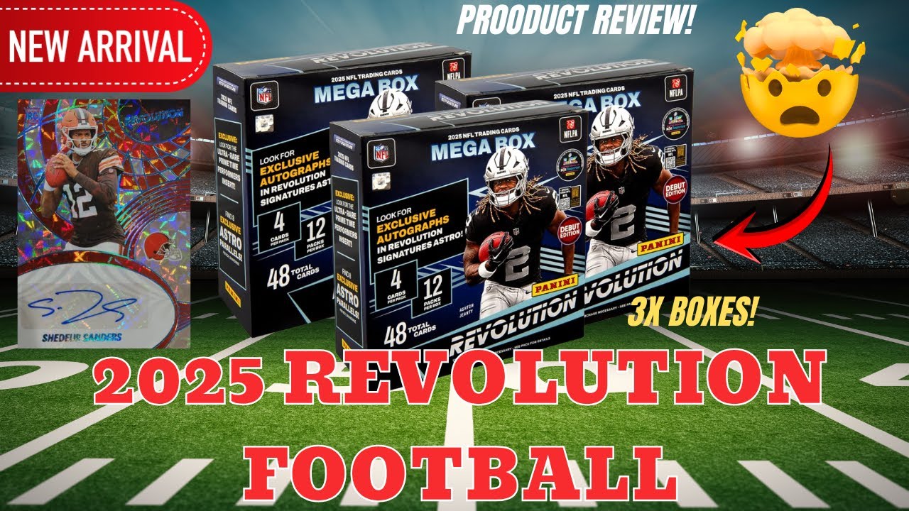 Обзор мега-бокса Revolution Football 2025! 🔥 3 коробки повреждены — стоят ли они своих денег? 