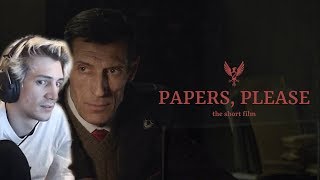 : xQc Reacts to PAPERS, PLEASE - The Short Film (2018) 4K SUBS | xQcOW