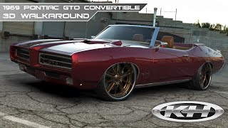 Cars by Kris | 1969 Pontiac GTO Convertible - 3D Walkaround Animation