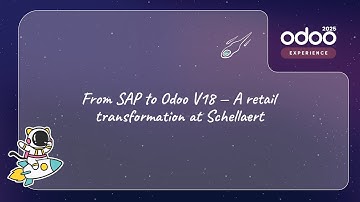 From SAP to Odoo V18 — A retail transformation at Schellaert