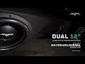 Skar Audio Dual 12" Sealed Subwoofer Enclosure for 2014-2018 Chevy Silverado/GMC Sierra Double Cabs