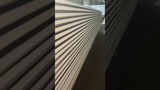 5Cm Thickness Light Gray Seven Bricks Eps Sandwich Wall Panel For External Wall Decoration.