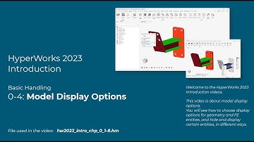 HyperMesh 2023 Introduction 04 - Model Display Options