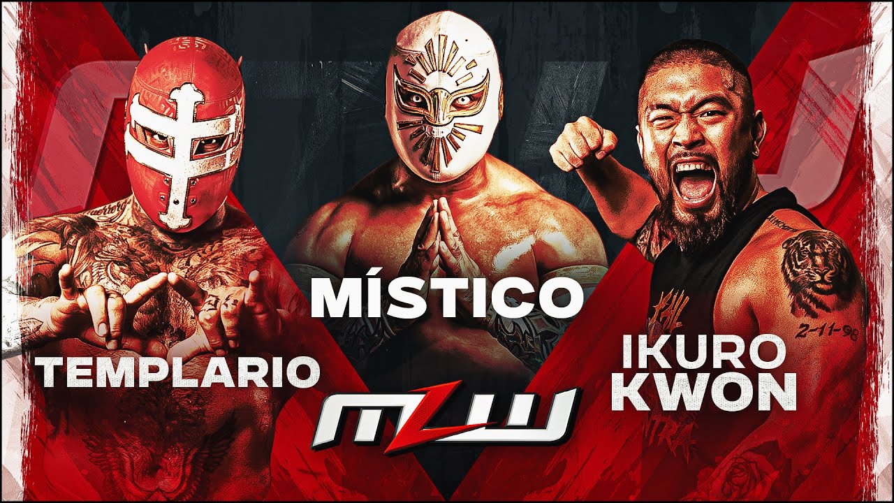 Mistico vs Templario vs Ikuro Kwon | Lucha match | MLW Wrestling