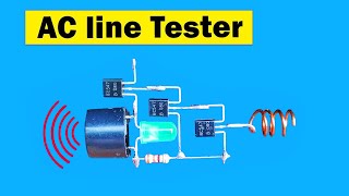 Homemade non contact voltage tester using BC547 | Simple AC detector | Inventor 104