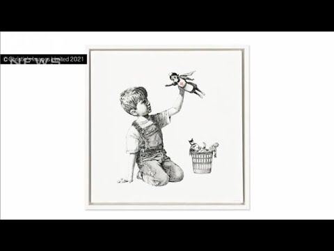 GINZA絵画館】バンクシー リトグラフ版画「Game Changer」医療従事者