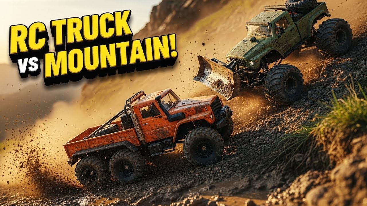 INSANE RC Monster Trucks vs Extreme Mountain Climb Challenge! 🏔️🔥