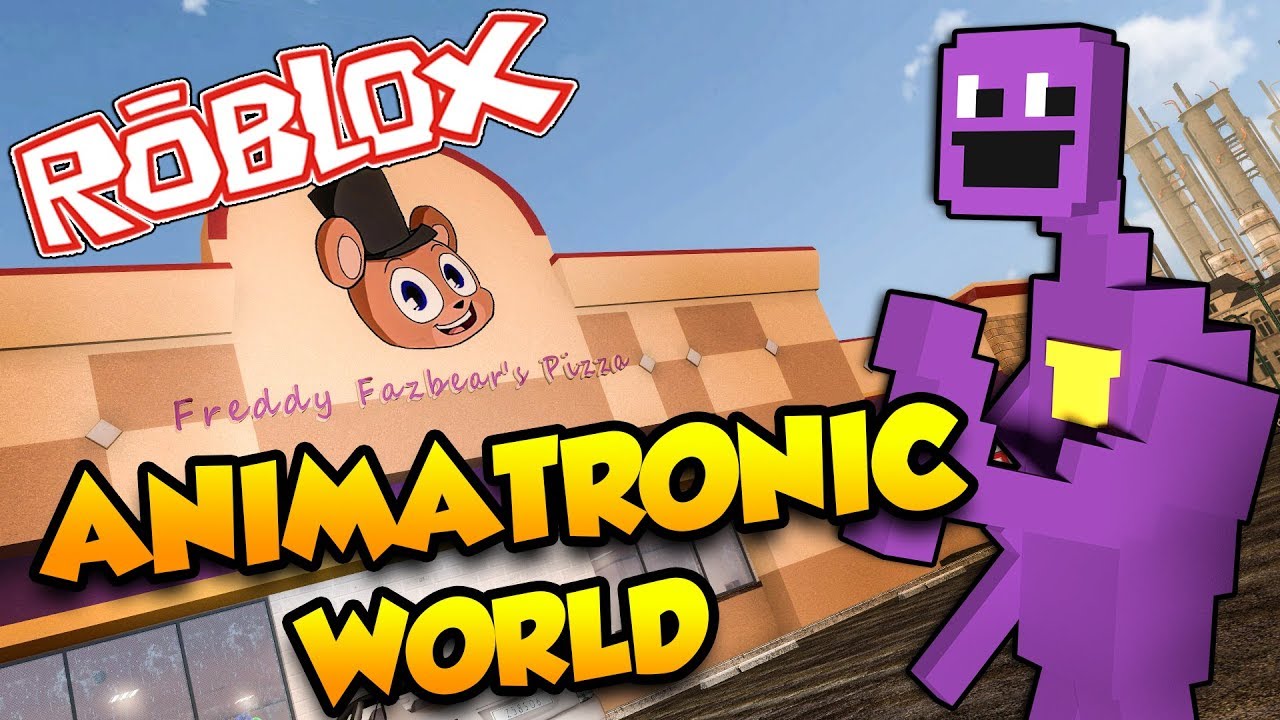 animatronic world roblox purple guy