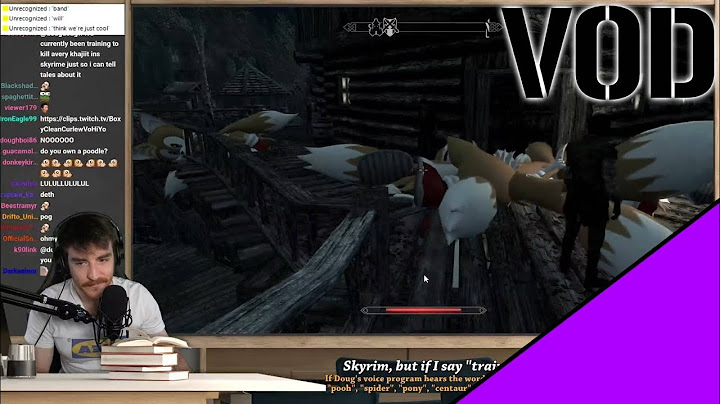 Skyrim but if I say train, 10 train dragons spawn (VOD)