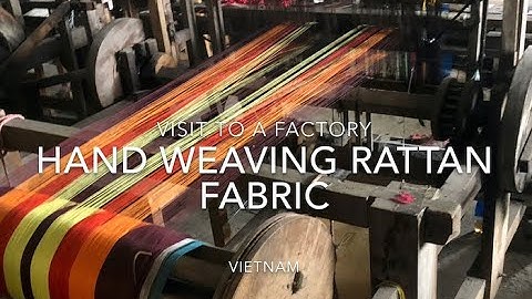 Hand Weaving Rattan Fabric and Mats