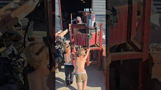 home after picking up some lapidary equipment and 2 pigs call us the Beverly hillbillies #thekeadys Content