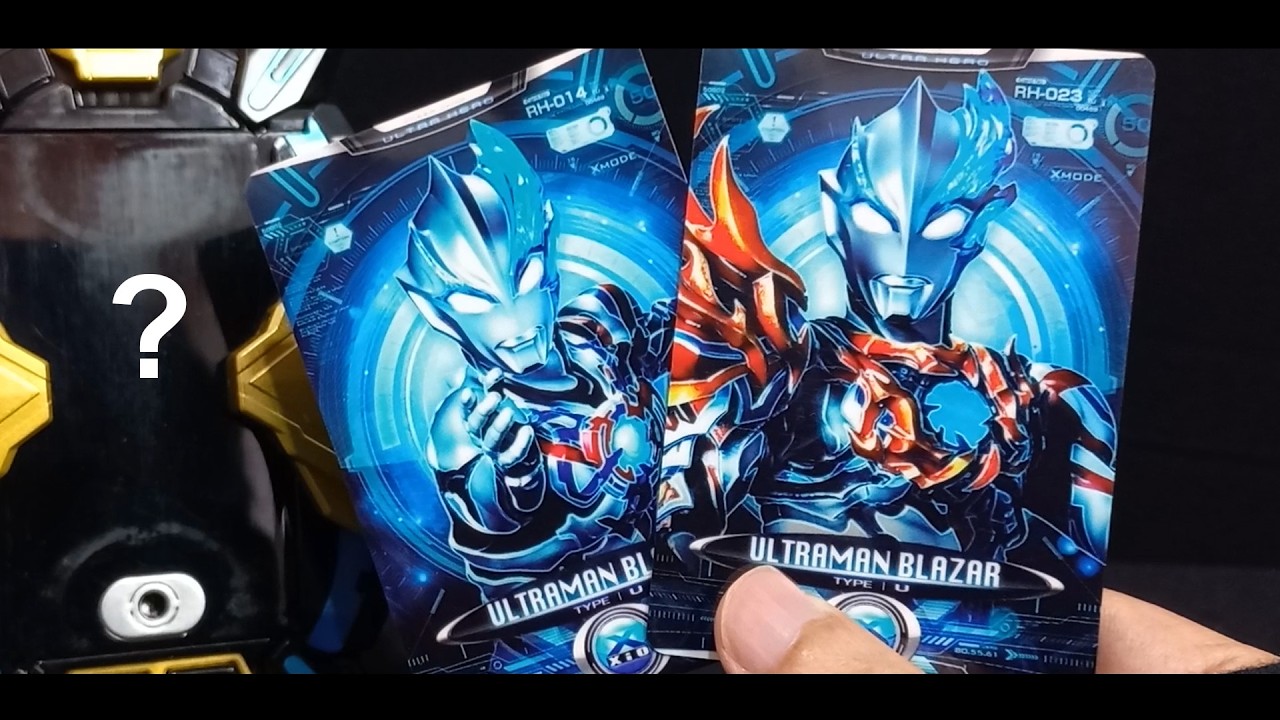 ウルトラマンブレーザー プレイヤーカード Ultraman Blazar cards (Cyber cards) - YouTube