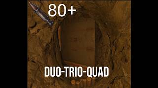 RUST CAVE BASE design BUNKERED TC DUO TRIO QUAD 80+ ROCKETS