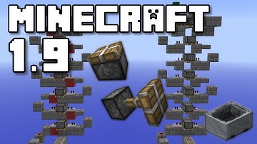 Minecraft 1.9 - Piston Minecart Elevator Tutorial