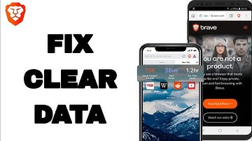 How To Fix And Solve Clear Data On Brave Private Web Browser App | Easy Fix