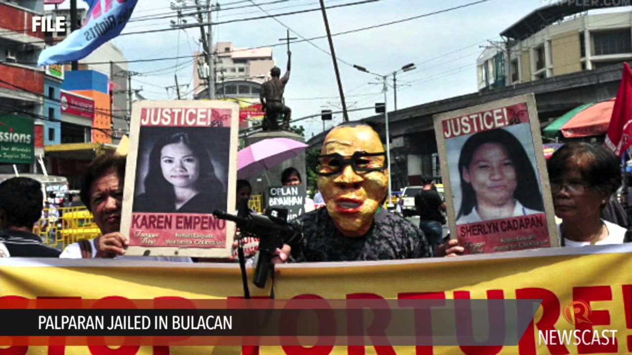 Palparan jailed in Bulacan