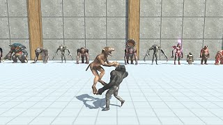 HUMANOID VS INFERNALS WITH MUTANT PRIMATES - Animal Revolt Battle Simulator