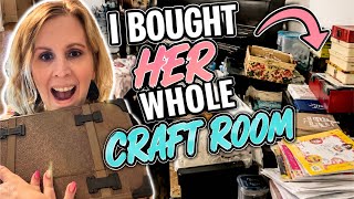 I Bought Her Whole Craft room! 