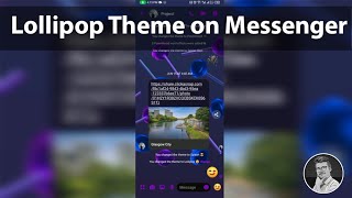 How to Activate Lollipop Theme on Messenger screenshot 3