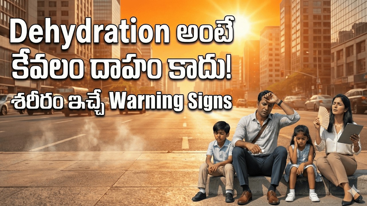 Dehydration అంటే కేవలం దాహం కాదు! శరీరం ఇచ్చే Warning Signs | Summer Dehydration | Dr. Satish Erra
