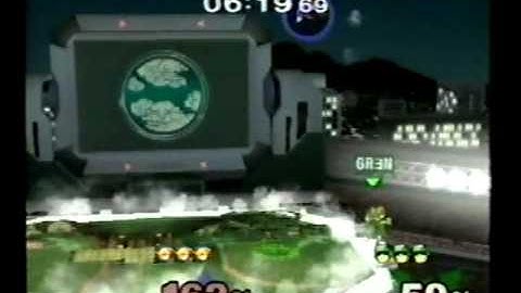DDRKirby(ISQ) - 3-23,24-11 - SSBM - #98 - Green(Falcon) vs. Blue(Link).MPG
