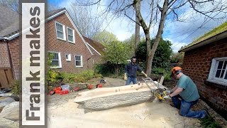 Chainsaw Milling a Maple Tree