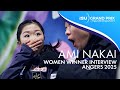 Golden debut | Ami Nakai (JPN) | Women Winner Interview | #GPFigure France 2025
