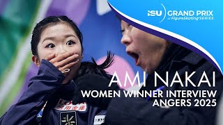 Den Debut Ami Nakai Jpn Women Winner Interview France 2025