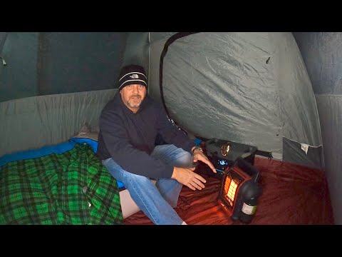 Freezing, Windy Camping by a CREEPY forest- FREE Power Station GAW!!!!