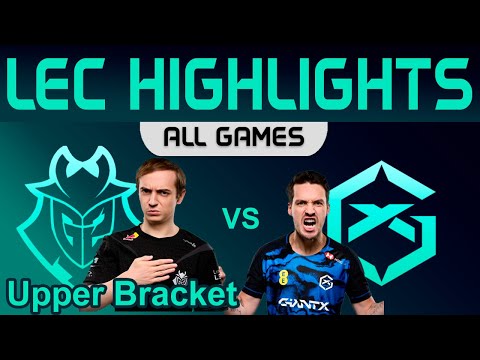 G2 vs GX ALL GAMES Highlights LEC Winter Playoffs Round 1 2024 G2 Esports vs GIANTX by Onivia