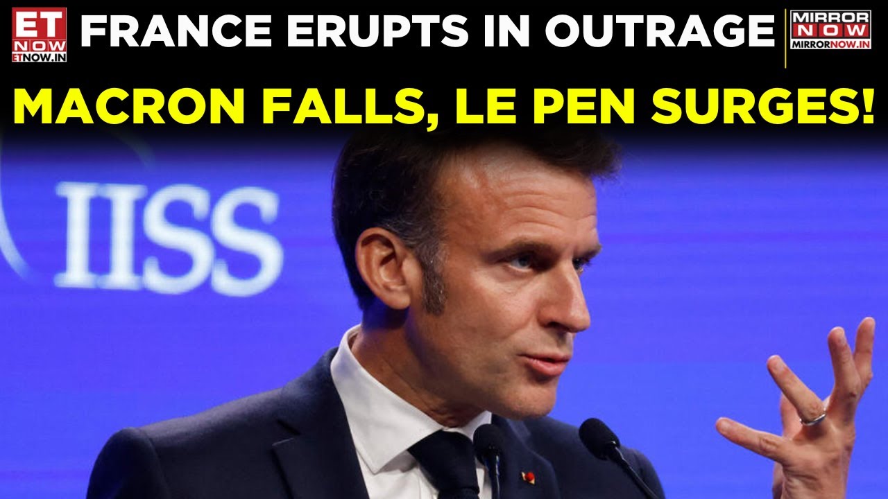 Macron Faces Backlash, Support Dips To 11% As Le Pen & Street Protests Shake France | World News