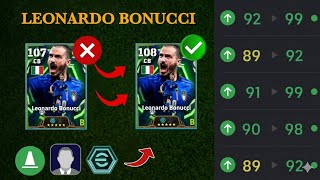 Best Training Guide For Epic LEONARDO BONUCCI In eFootball 2026