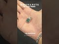 💚 Green Moissanite 925 Silver Pendant | Diamond-Like Sparkle | Best Price | Hyderabad Gemstones